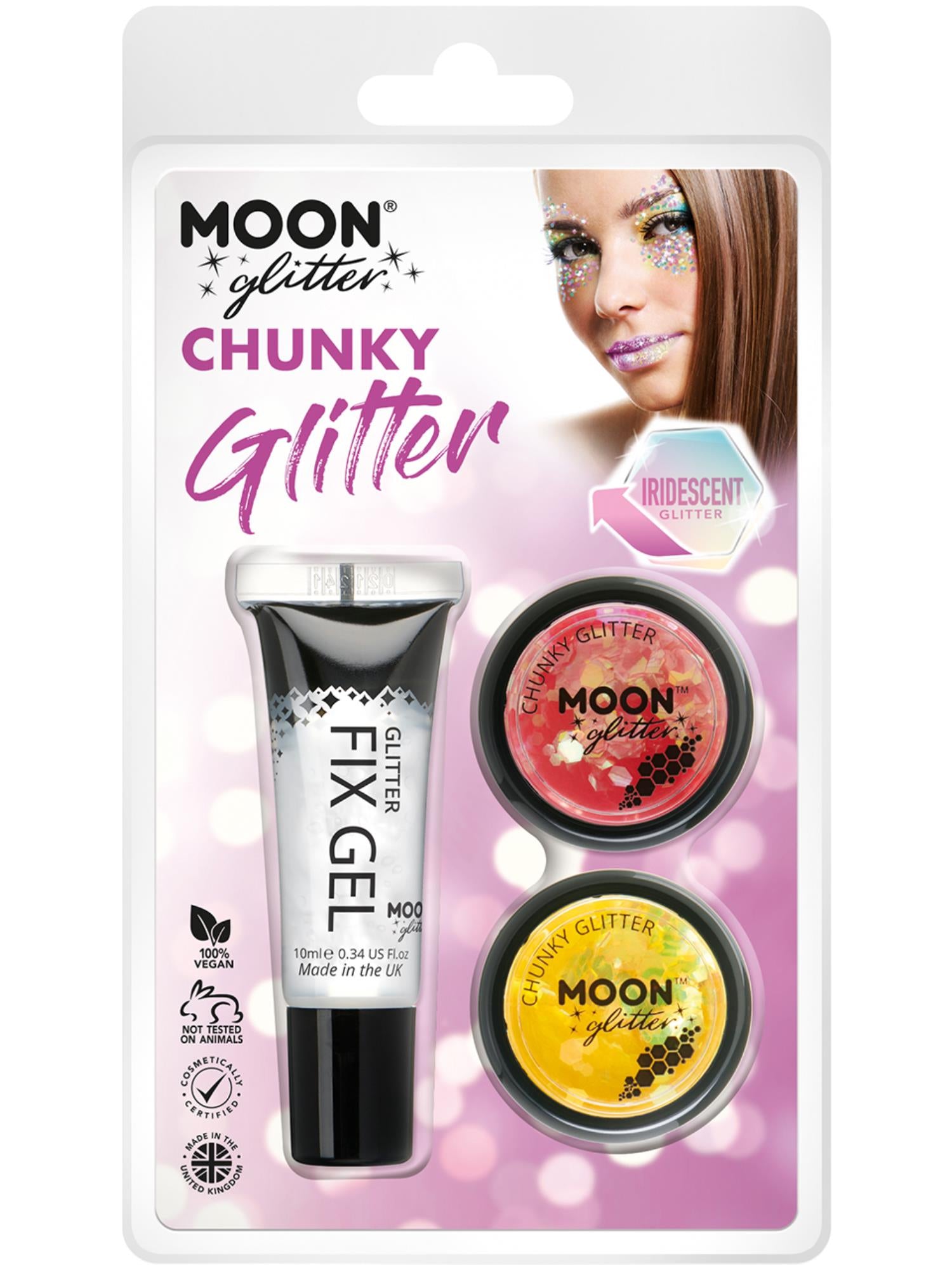 Moon Glitter Iridescent Chunky Glitter,