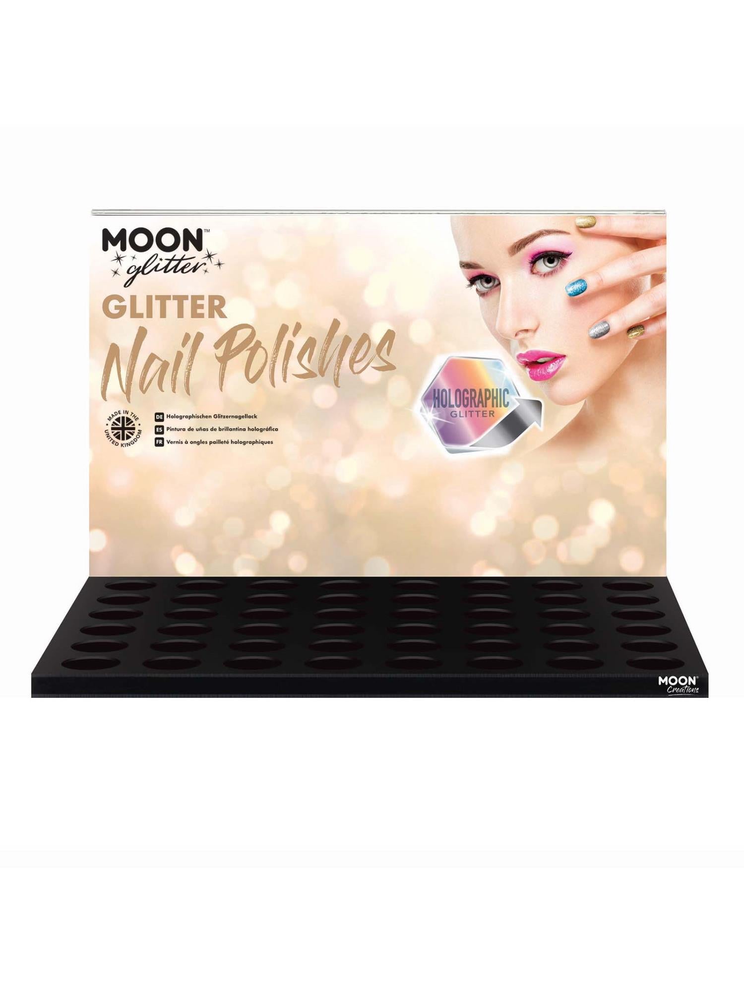 Moon Glitter Holographic Nail Polish,