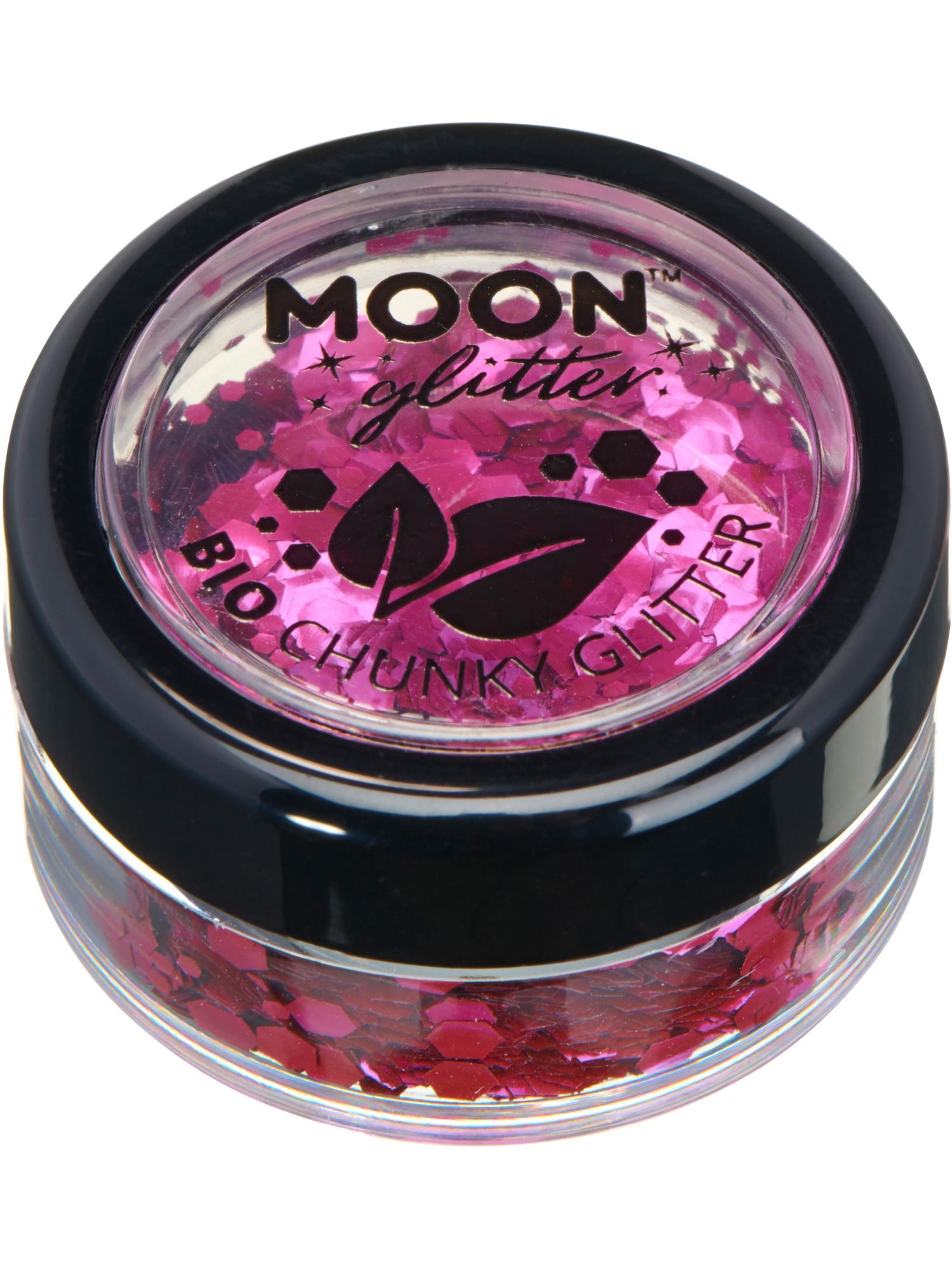 Moon Glitter Bio Chunky Glitter, Pink