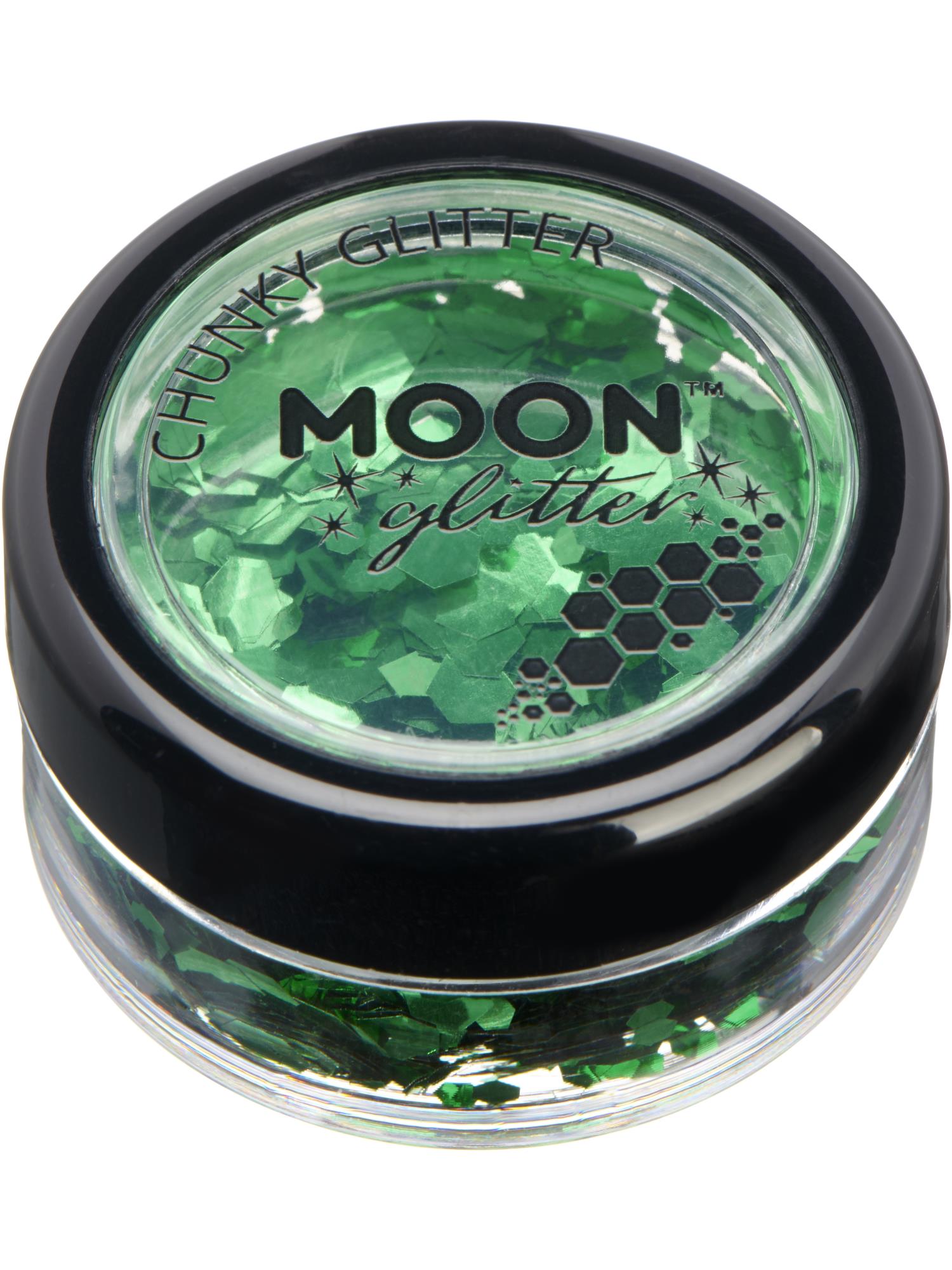 Moon Glitter Classic Chunky Glitter, Green