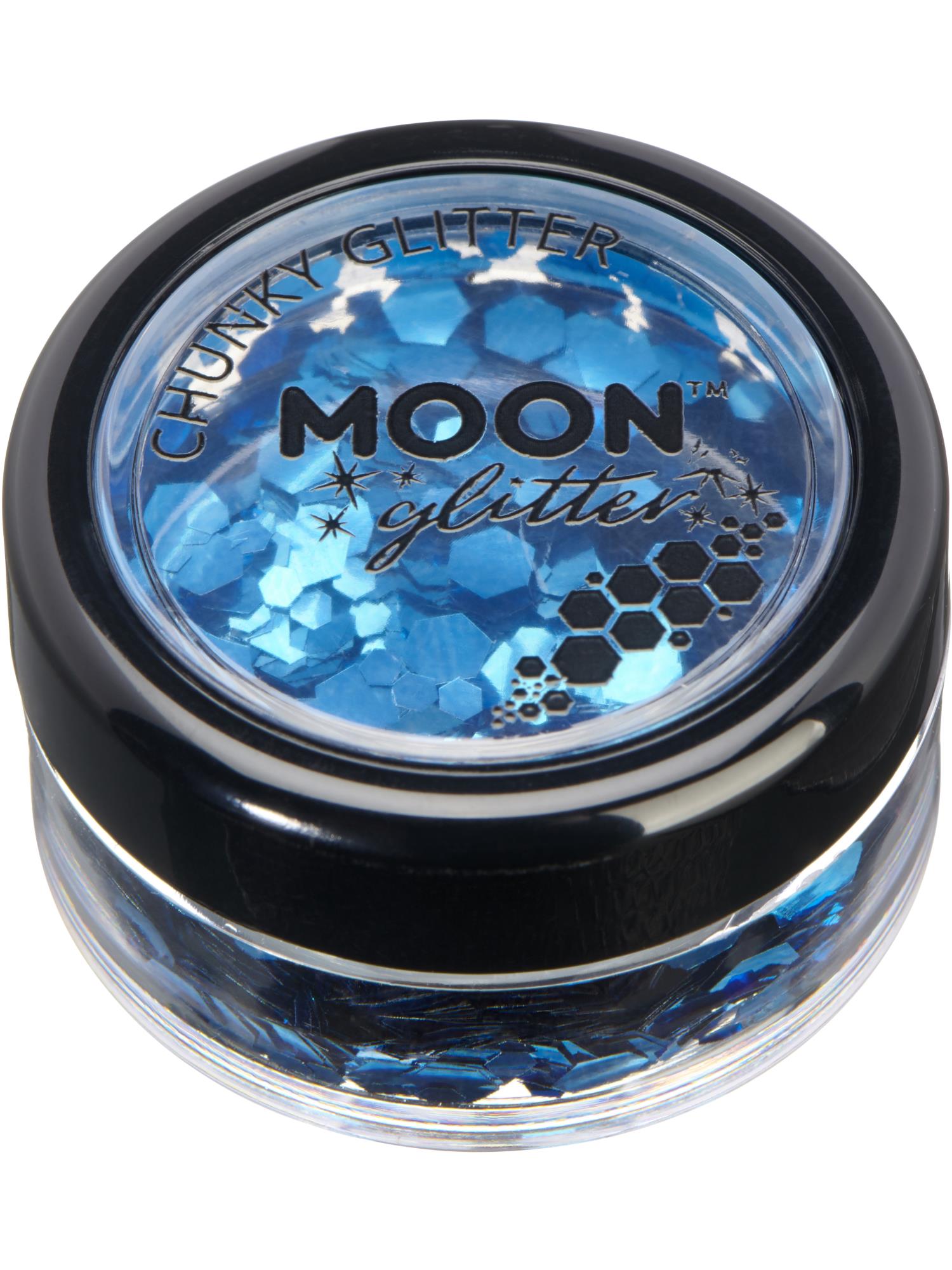 Moon Glitter Classic Chunky Glitter, Blue