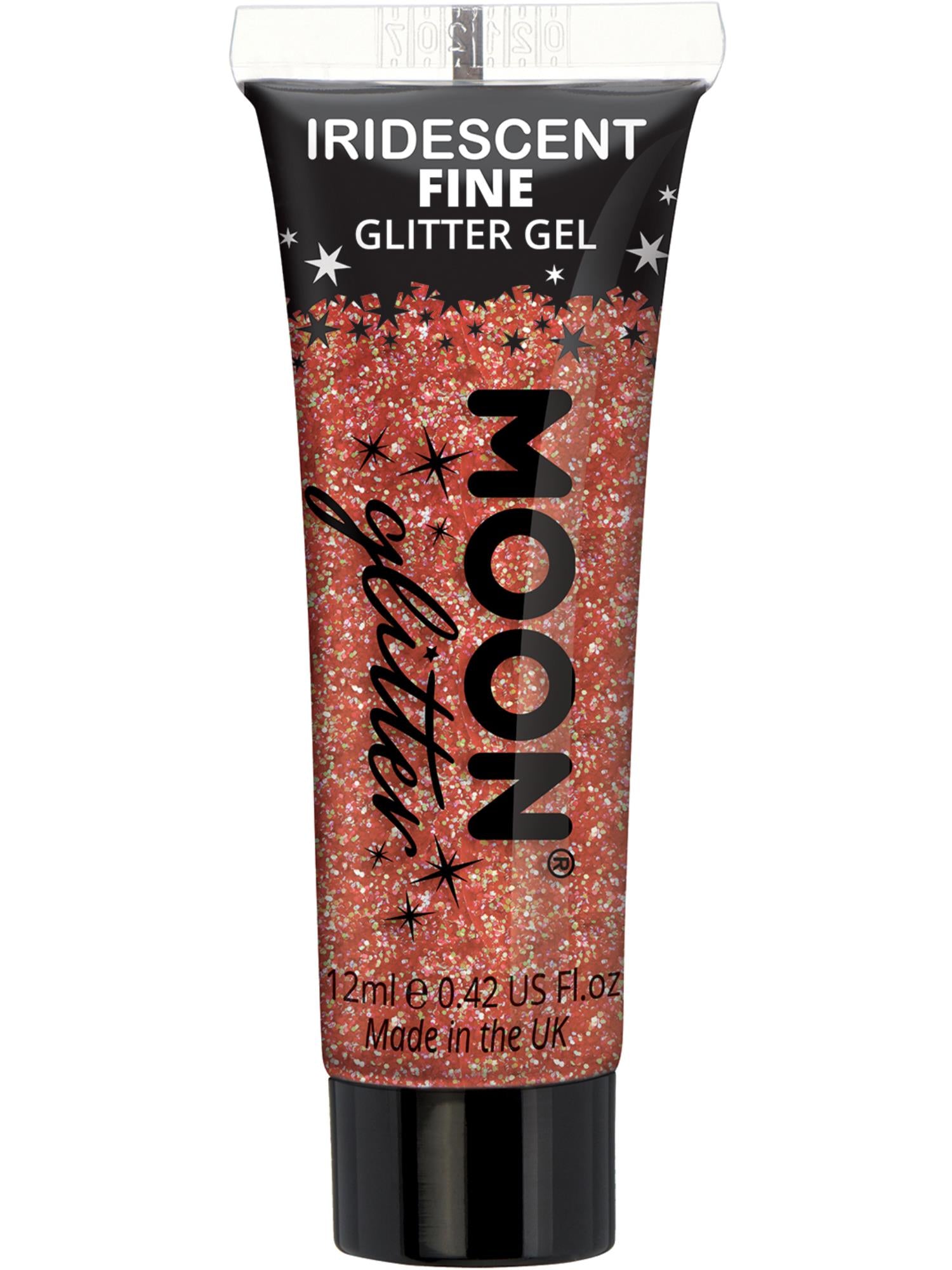Moon Glitter Iridescent Glitter Gel, Cherry