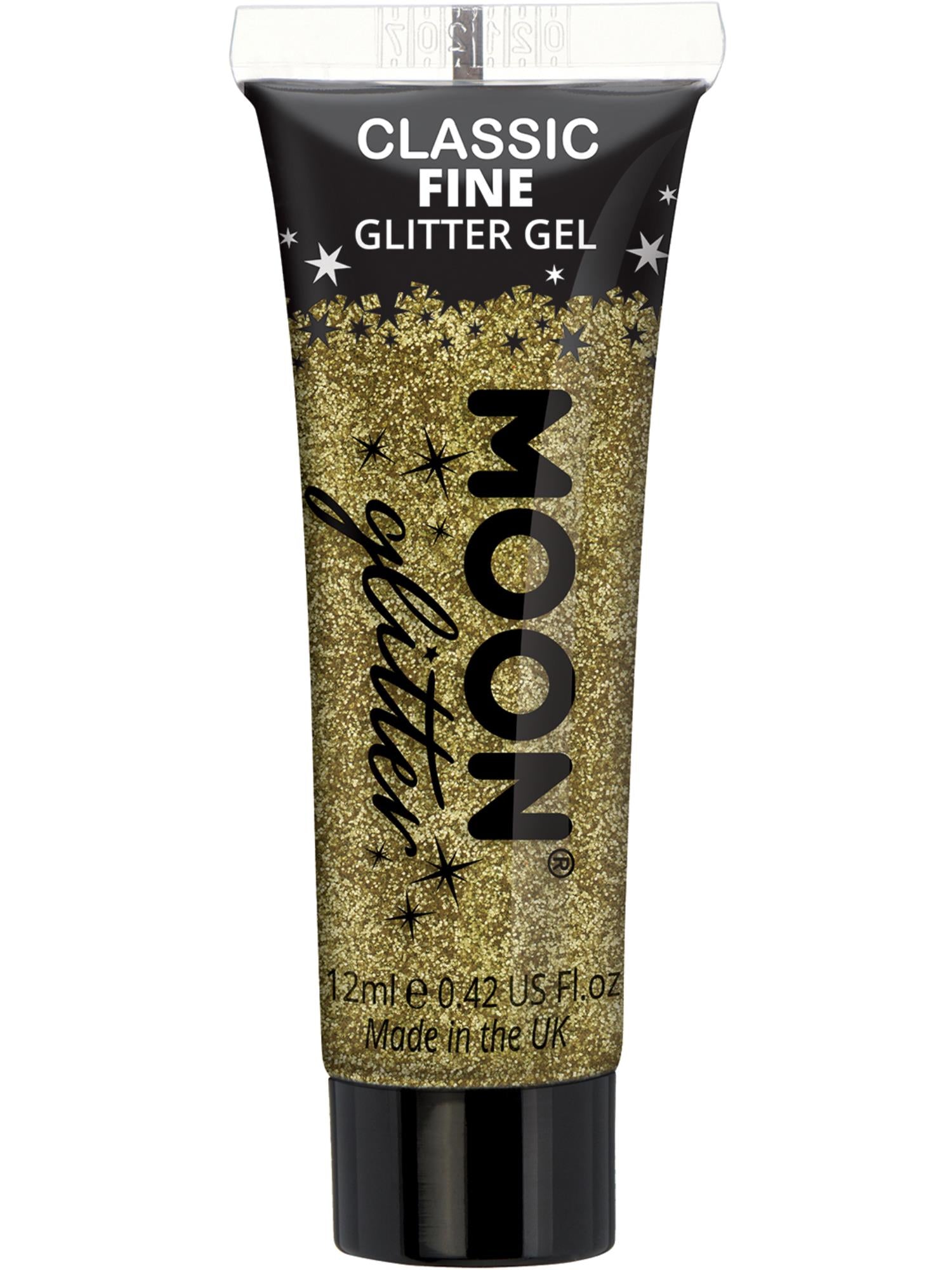 Moon Glitter Classic Fine Glitter Gel, Gold