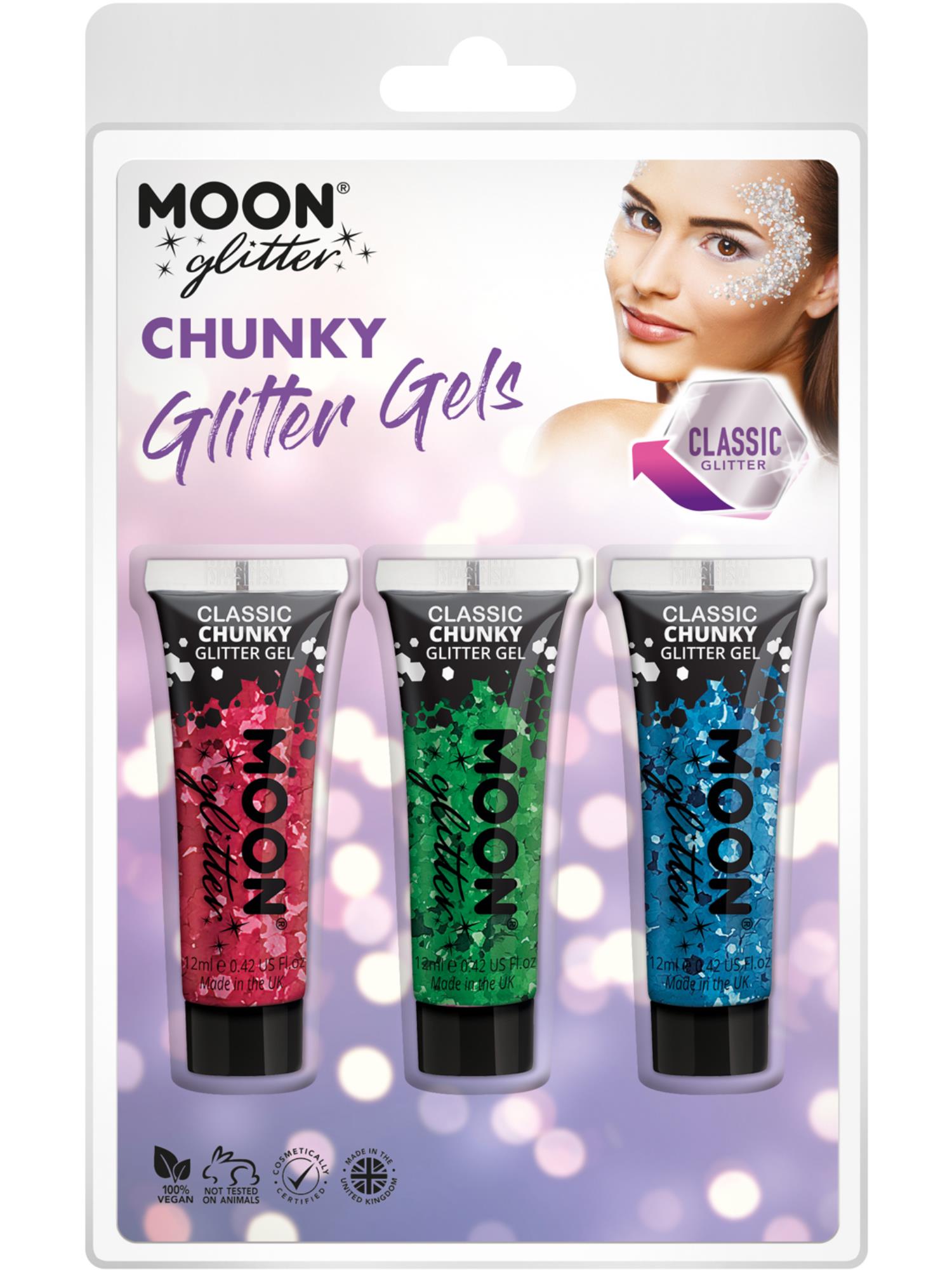 Moon Glitter Classic Chunky Glitter Gel,