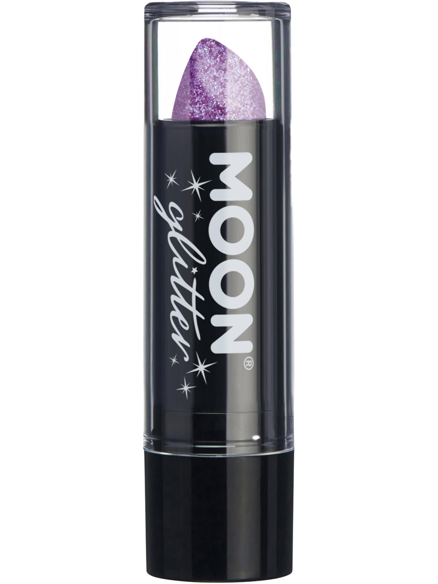 Moon Glitter Iridescent Glitter Lipstick, Purple