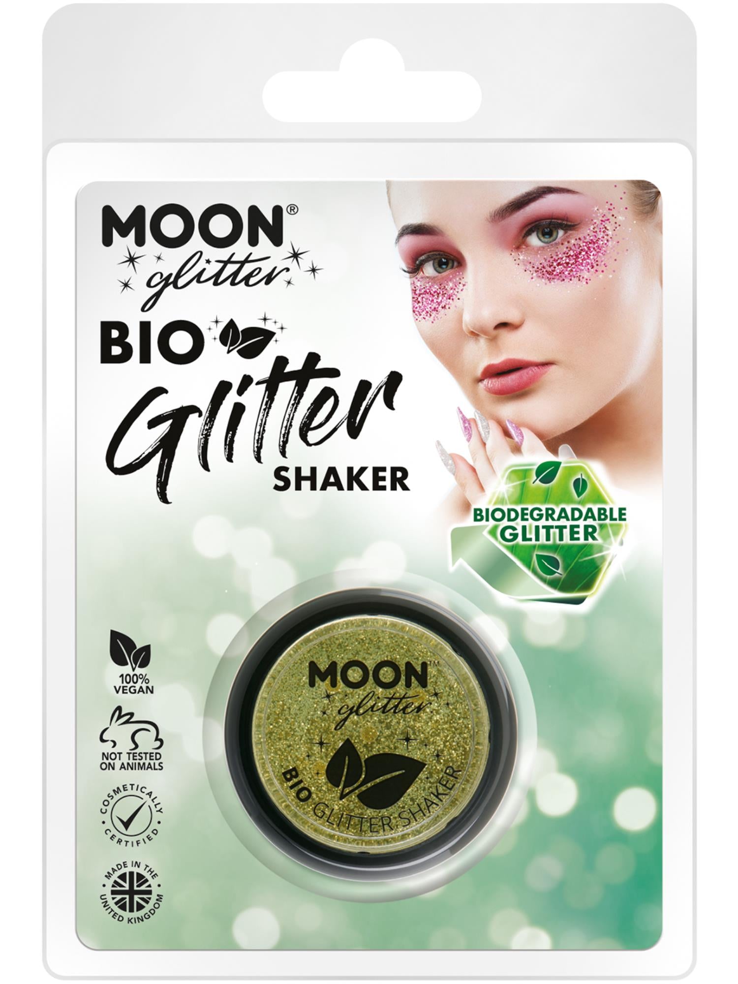 Moon Glitter Bio Glitter Shakers, Gold