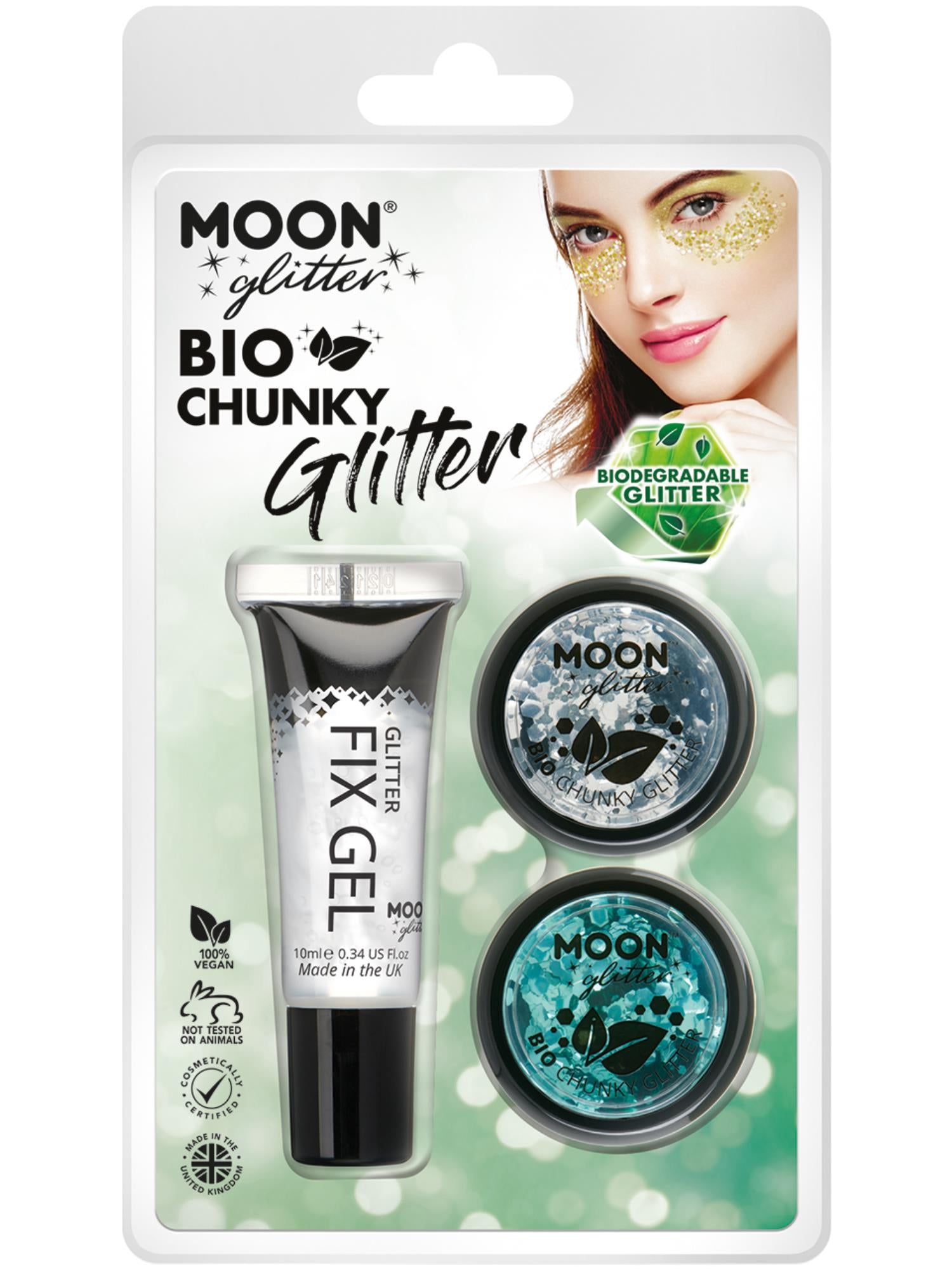 Moon Glitter Bio Chunky Glitter,