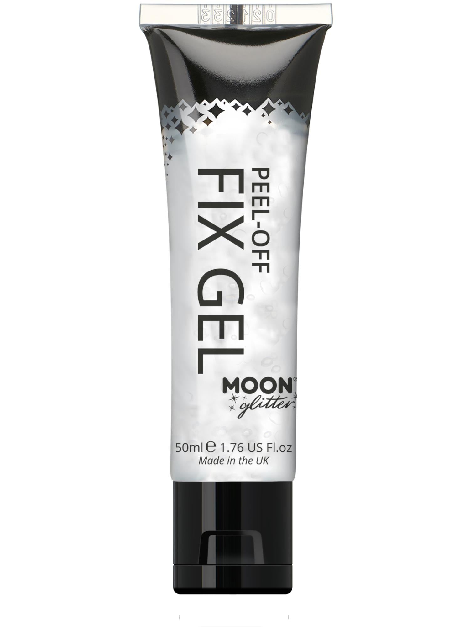 Moon Glitter Peel-Off Glitter Fix Gel, Clear