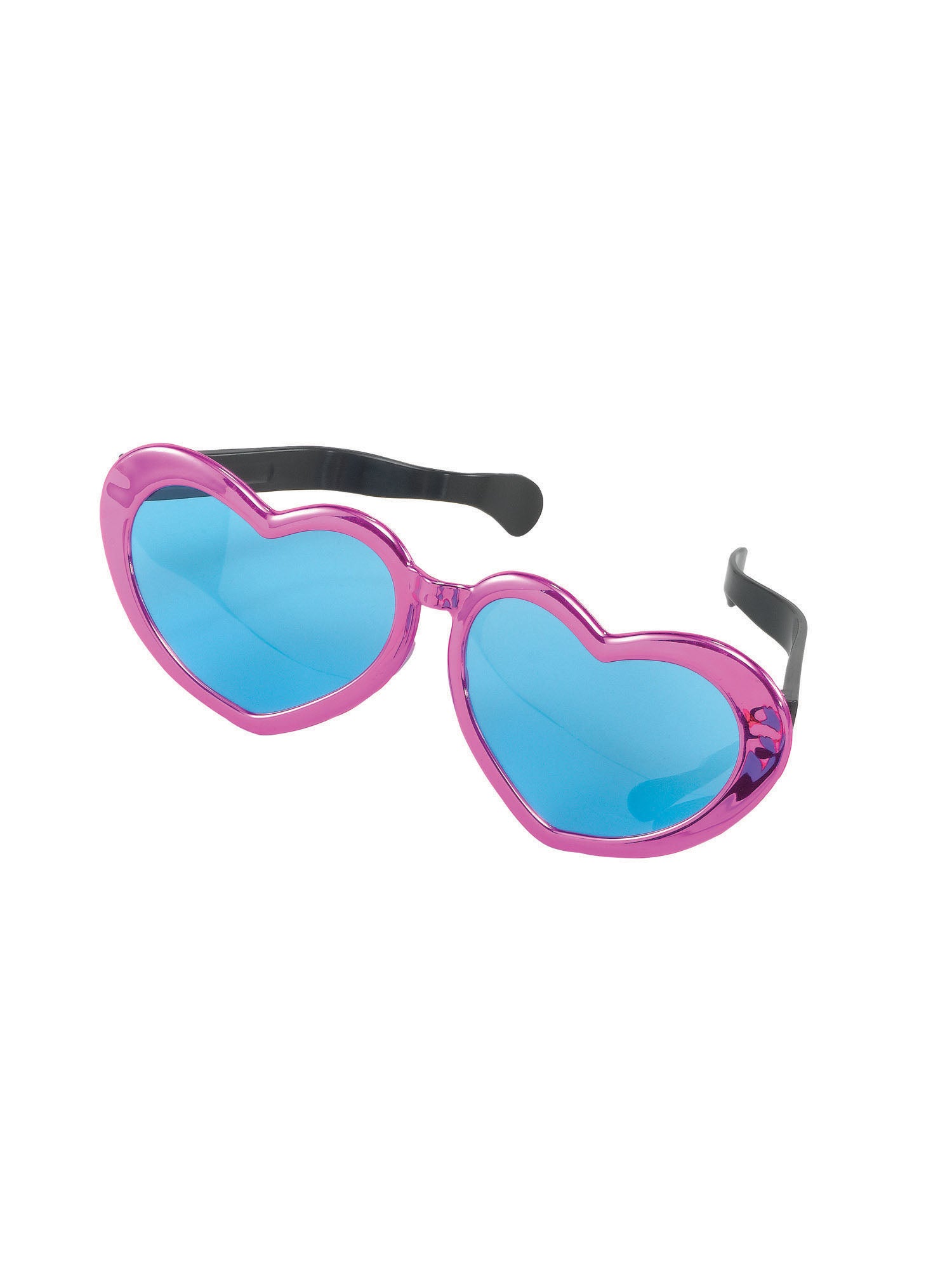 Jumbo Metallic Heart Sunglasses