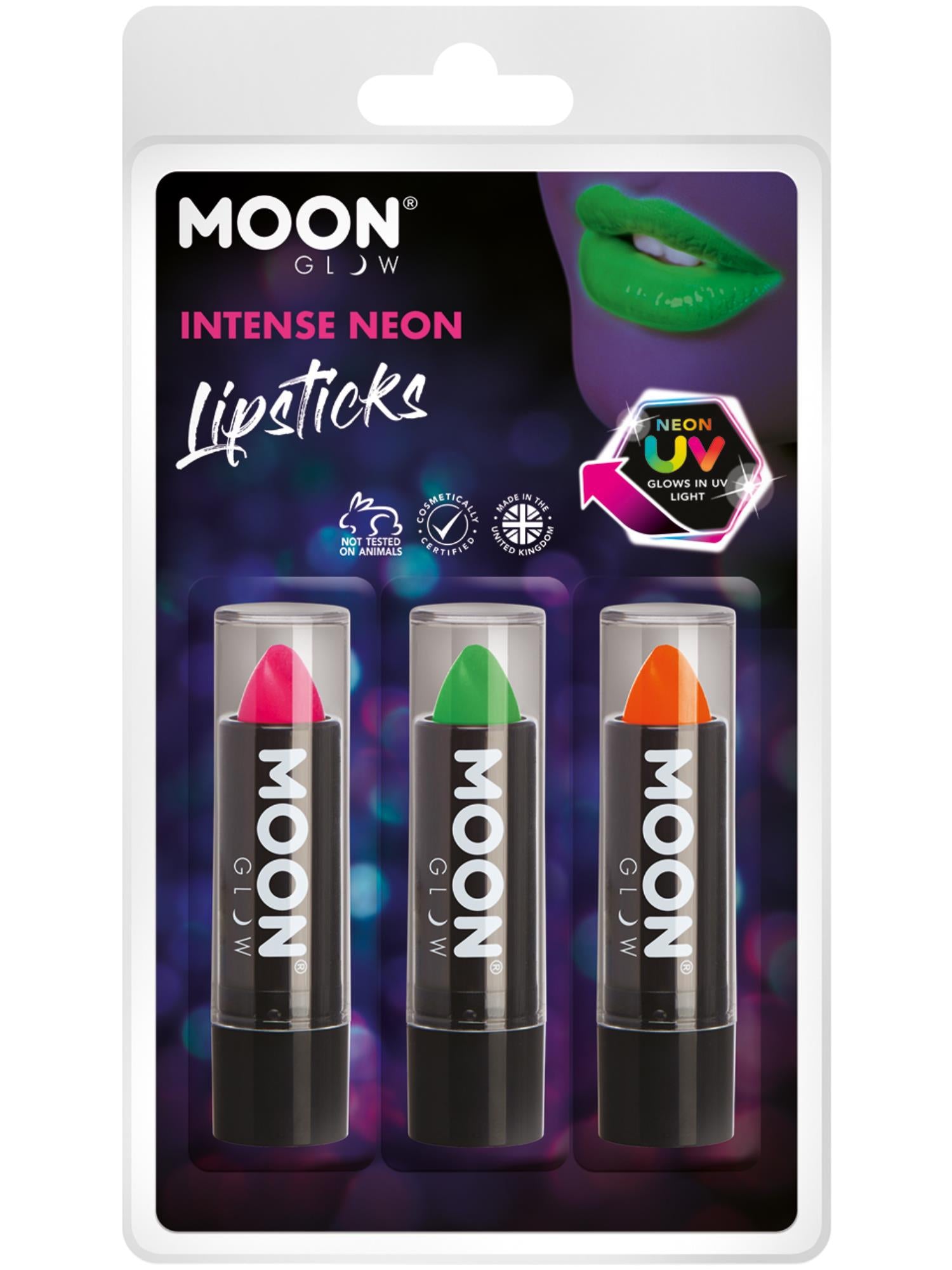 Moon Glow Intense Neon UV Lipstick,