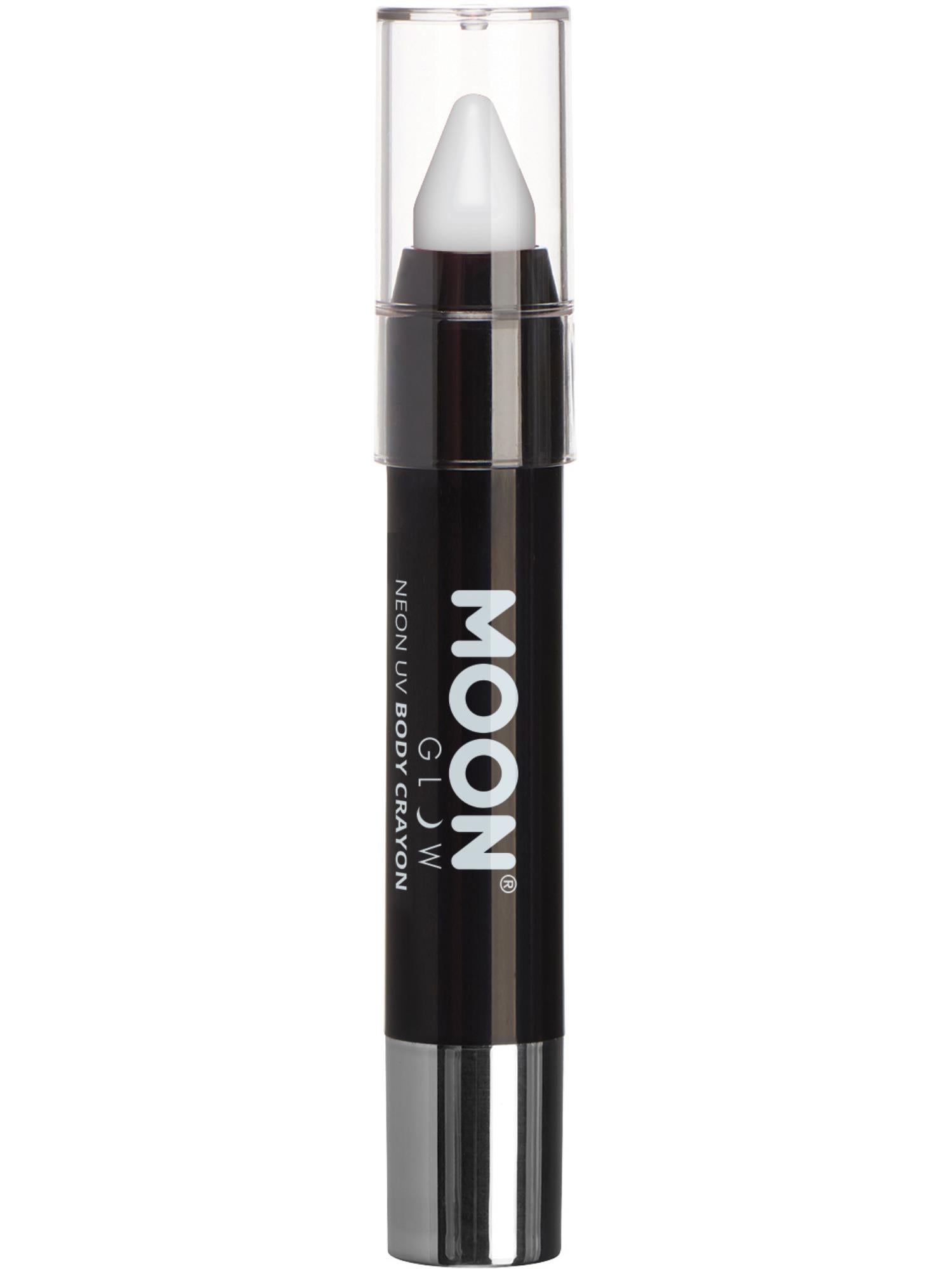 Moon Glow Intense Neon UV Body Crayons, White