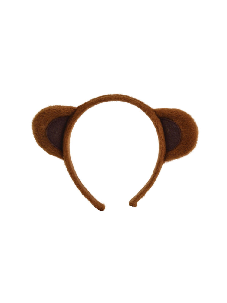 Animal Brown Ears, Brown, Forum, Disguise Set, One Size, Front