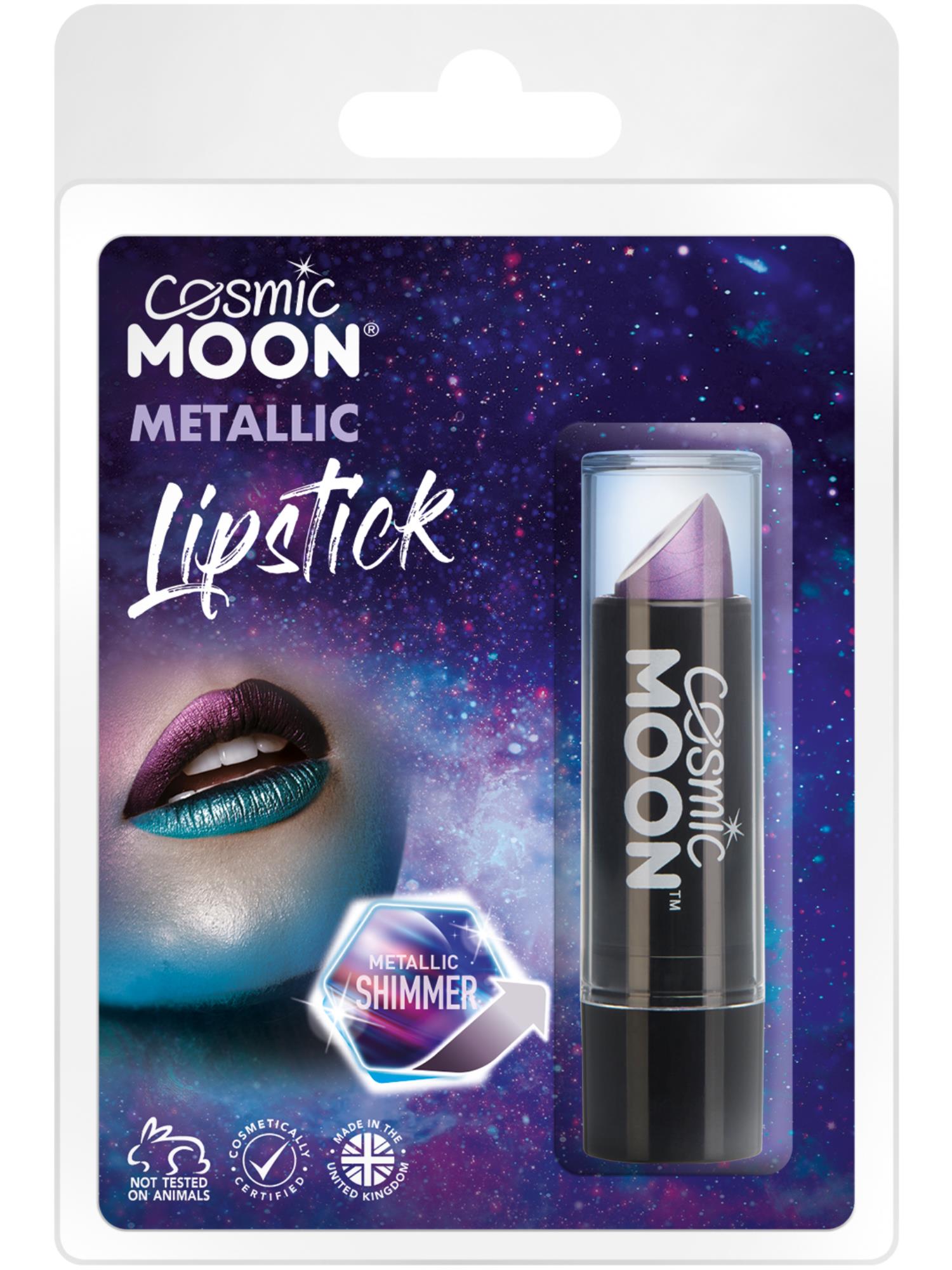 Cosmic Moon Metallic Lipstick, Purple