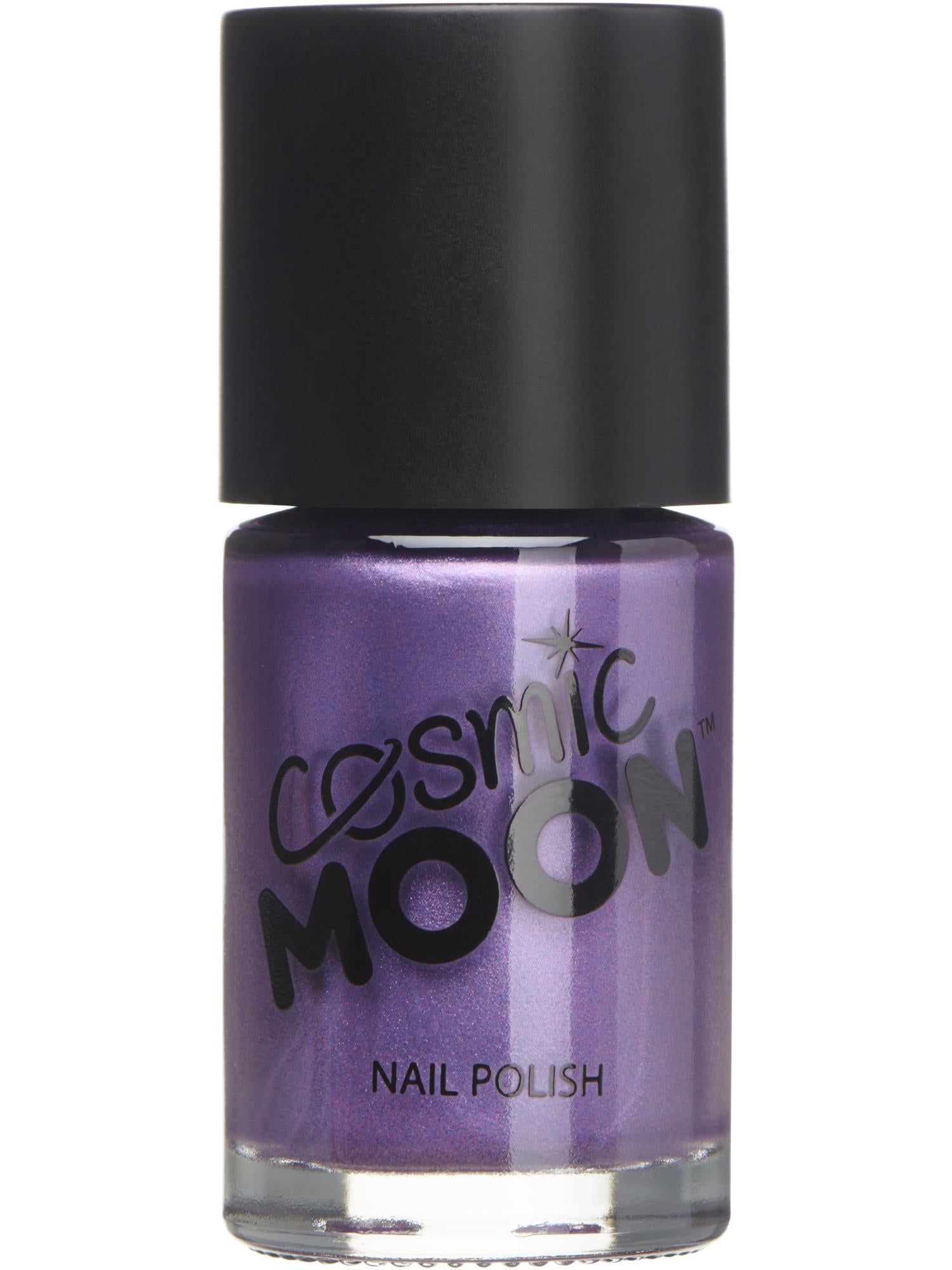 Cosmic Moon Metallic Nail Polish, Purple