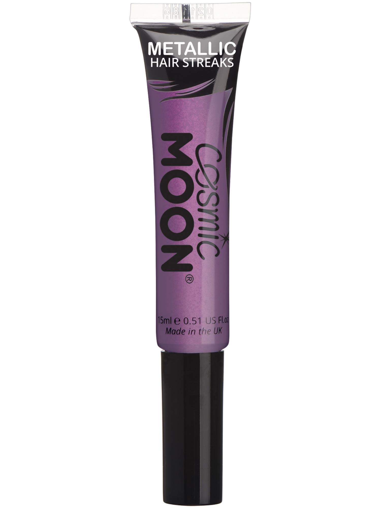 Cosmic Moon Metallic Hair Streaks, Purple
