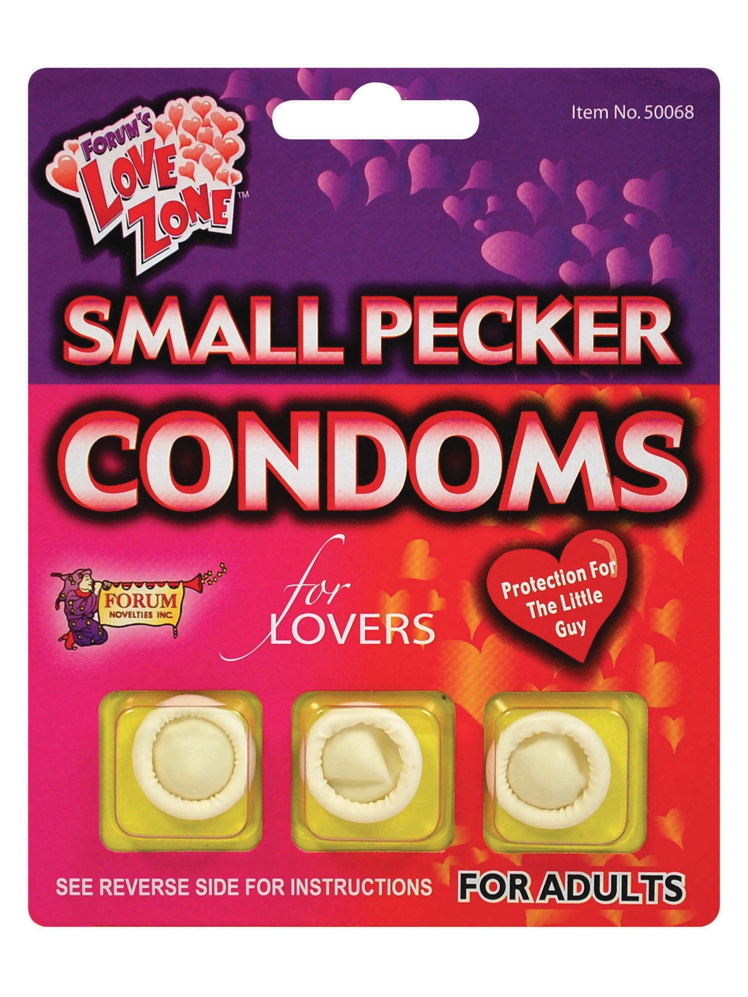 Small Pecker Condoms x3