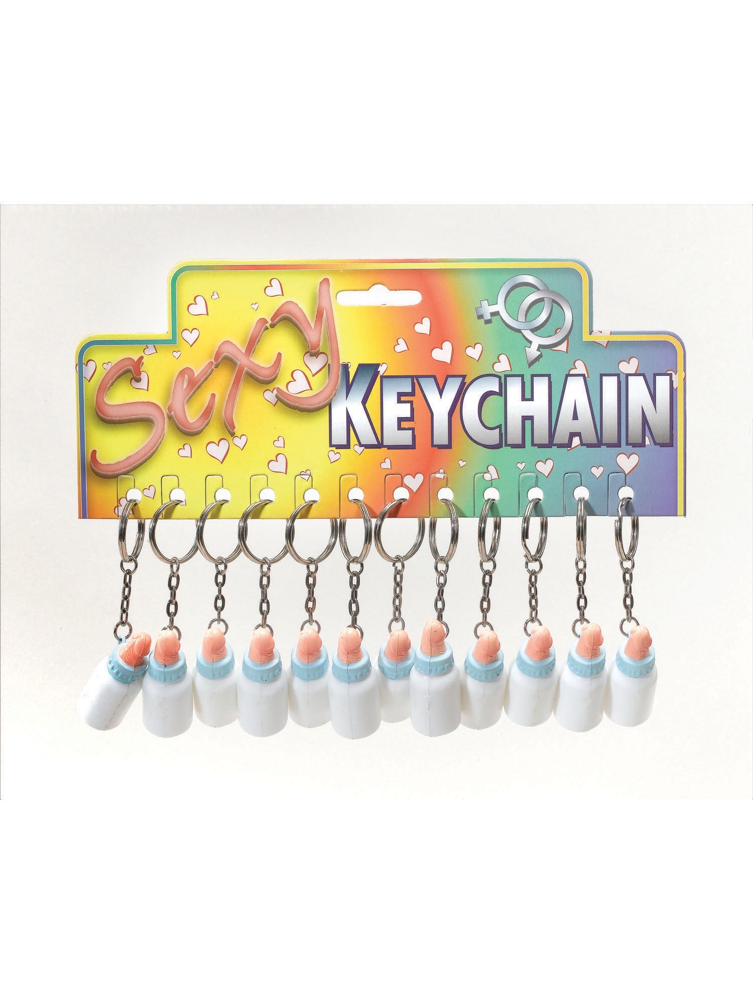 Mini Dicky Bottle Keyring x12
