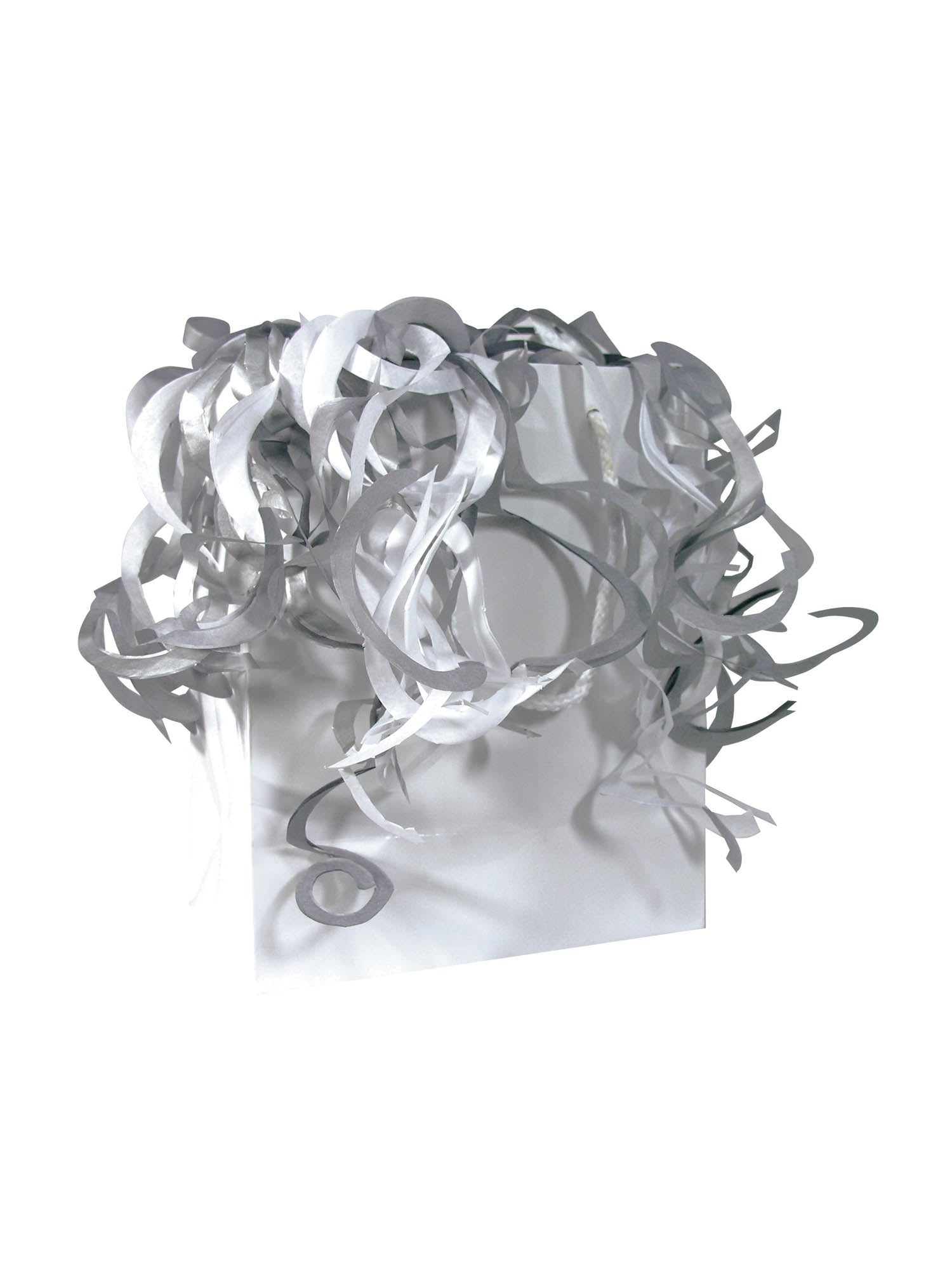 Paper Curlz Silver, White