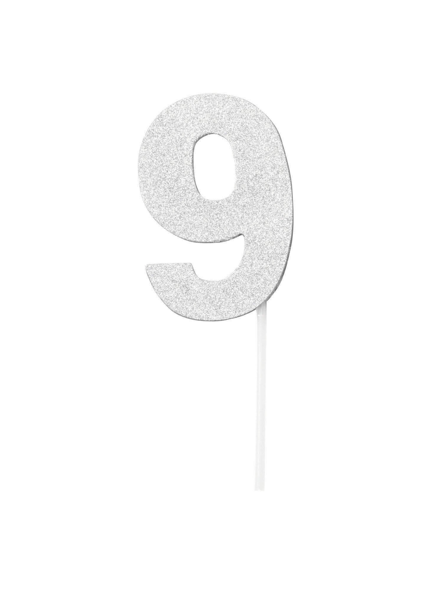 Cake Topper, Silver, Forum, Party, One Size, Front