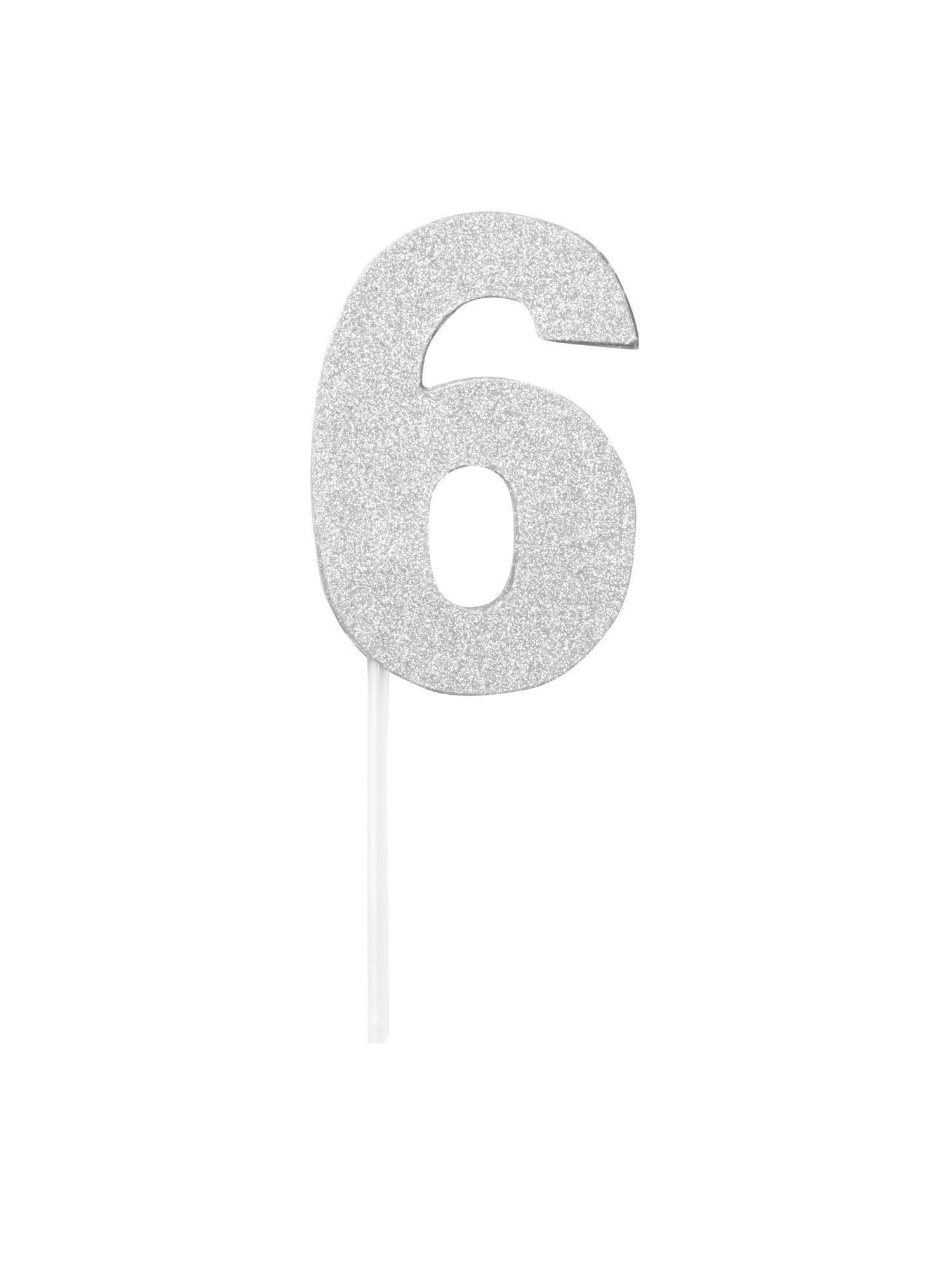 Cake Topper, Silver, Forum, Party, One Size, Front