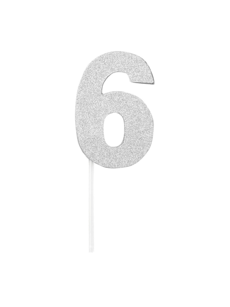 Cake Topper, Silver, Forum, Party, One Size, Front