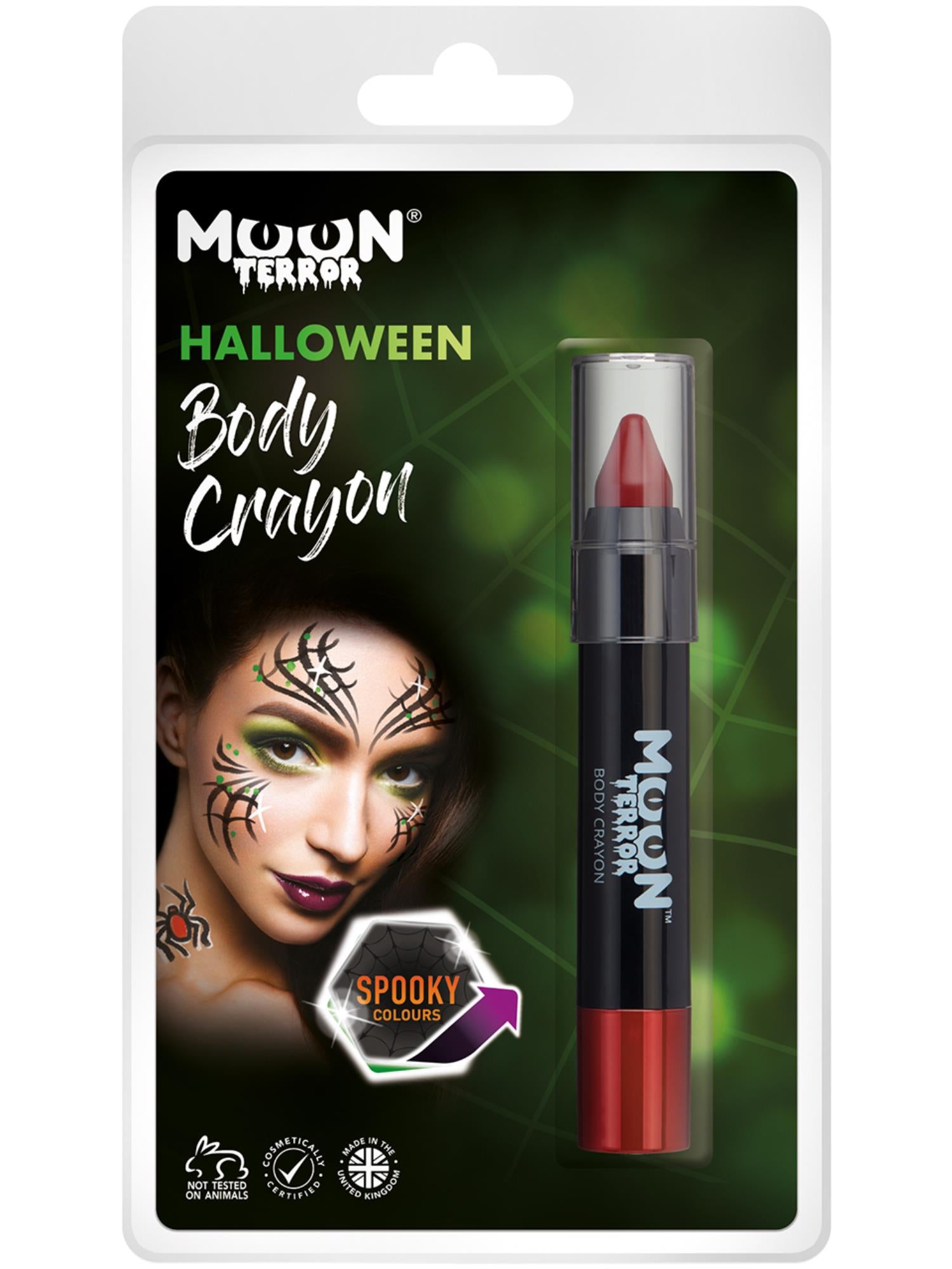 Moon Terror Halloween Body Crayon, Red