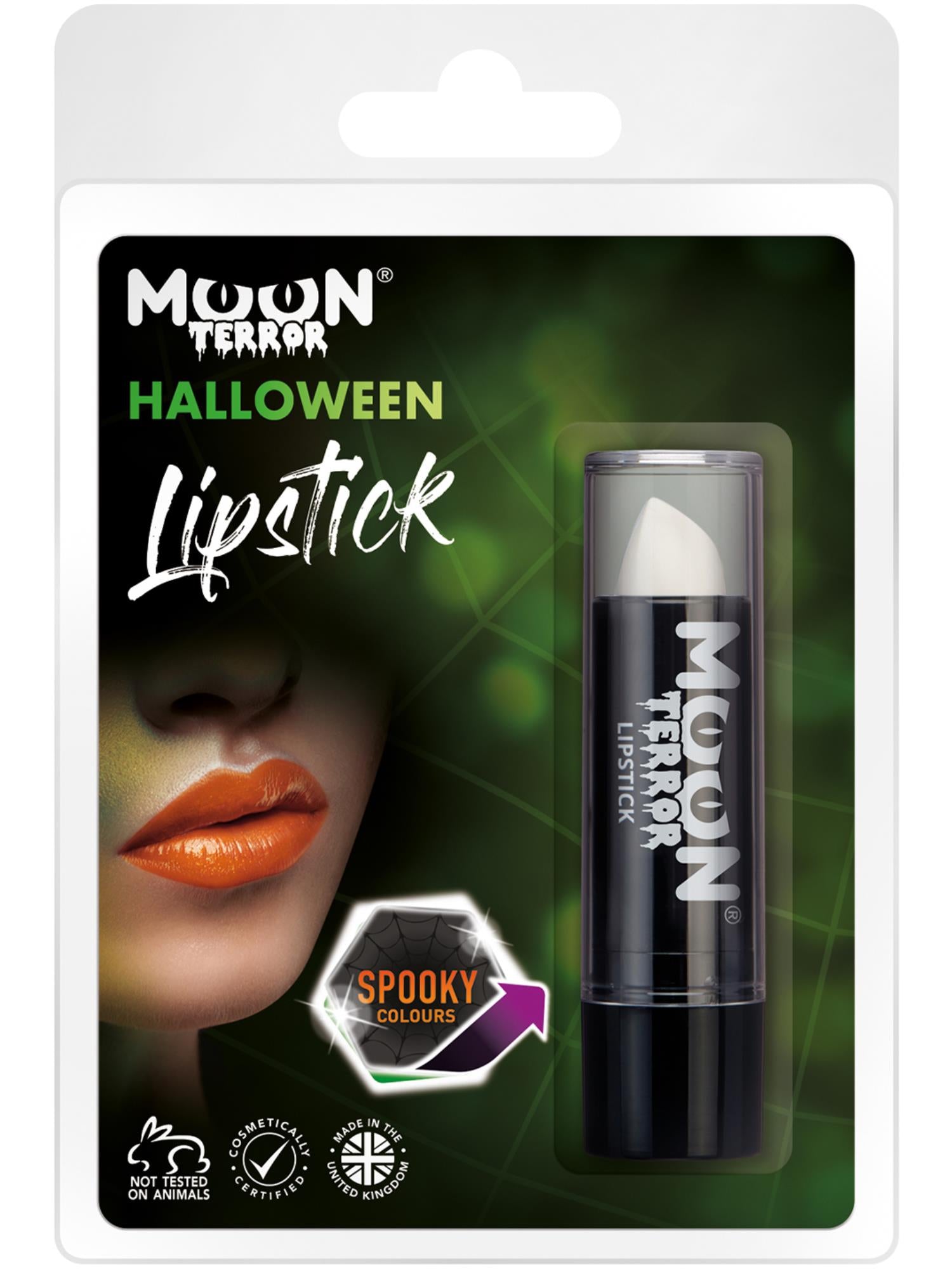 Moon Terror Halloween Lipstick, White