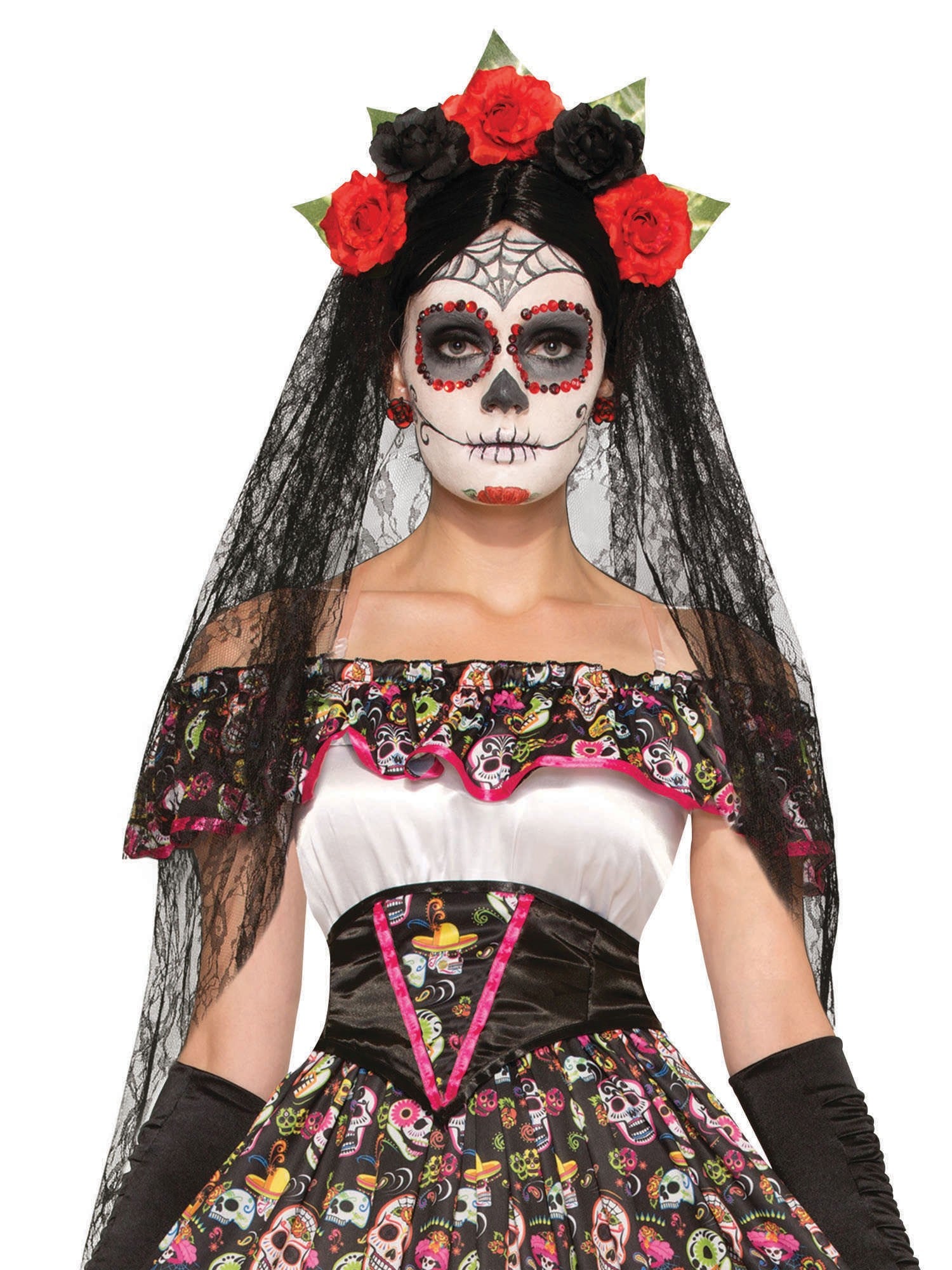 Day Of The Dead Veil