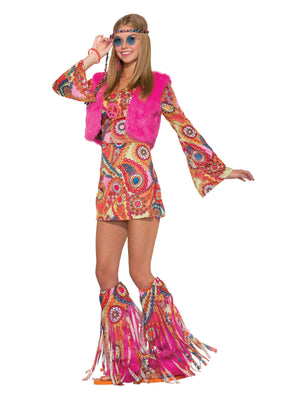 Hippie, Multi, Forum, Adult Costume, Standard, Front
