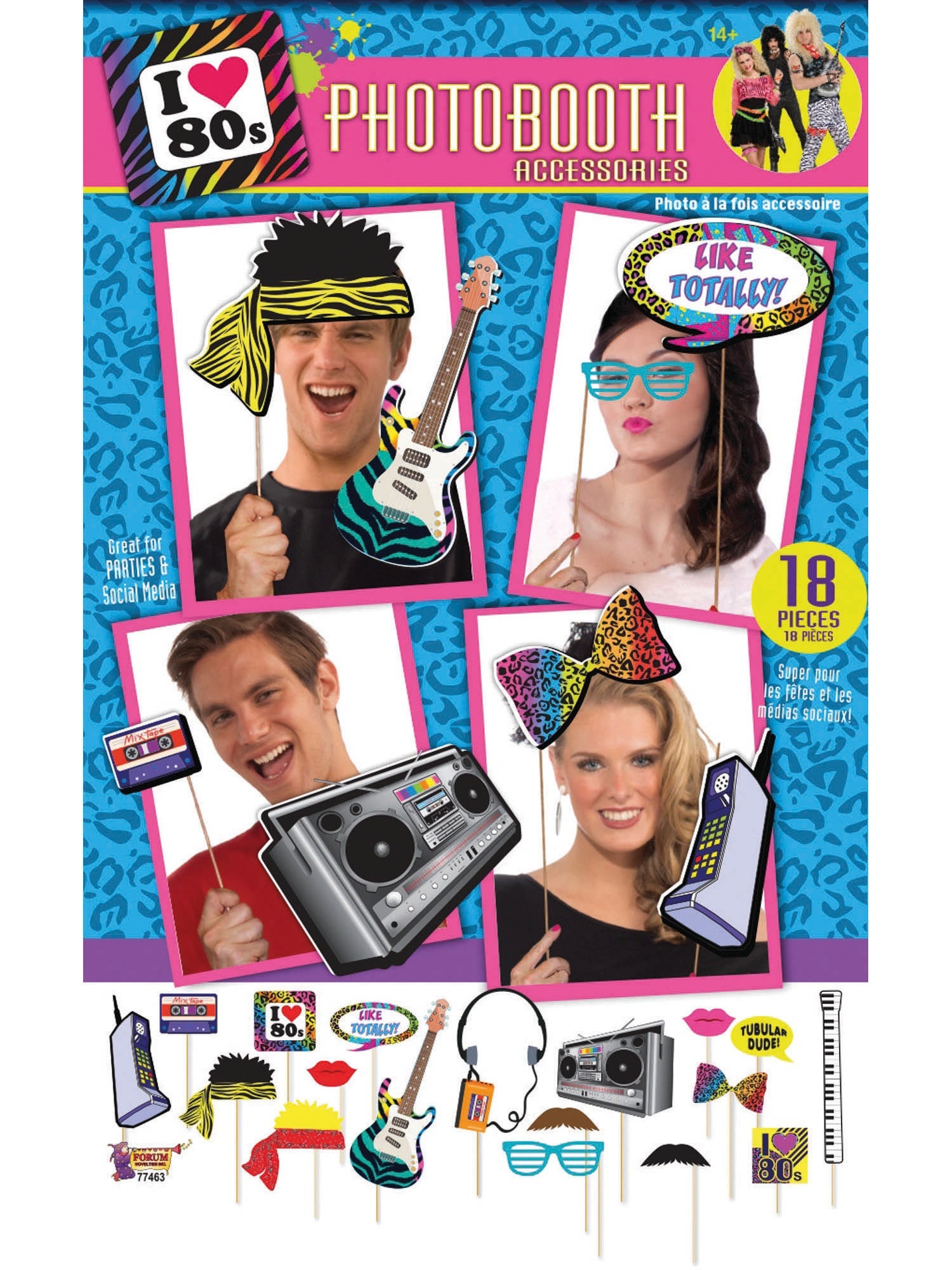 Photobooth, Multi, Forum, Party, One Size, Front