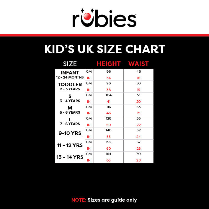 rubies_global_pet size chart